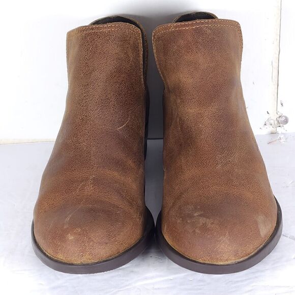 Sorel Women's Lolla II US 8,5 Brown Leather Cut-Out Ankle Booties Boots - Picture 5 of 16